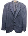 Hickey Freeman Blue Wool 2 Button Men's Blazer Blue / 44r