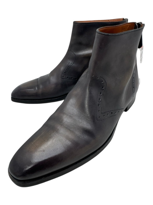 Berluti Shoe Size 9 AS IS Gray & Brown Leather Men's Shoes Gray & Brown / 9