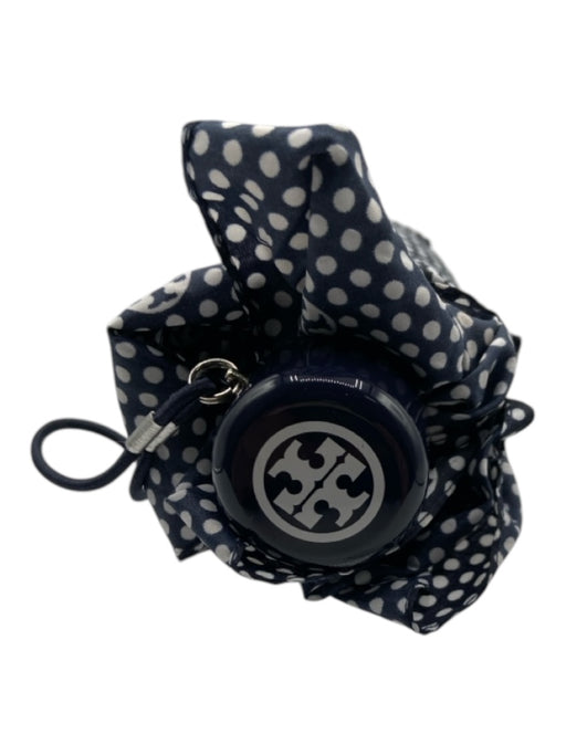 Tory Burch Navy & white Nylon Polka Dots Cover Up Umbrella Navy & white