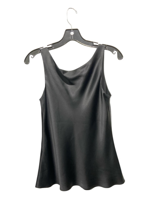 Lafayette Size 2 Black Silk Sleeveless Camisole Top Black / 2