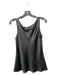 Lafayette Size 2 Black Silk Sleeveless Camisole Top Black / 2