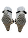 Alexandre Birman Shoe Size 39.5 Cream, Black, Brown Leather & Suede Sandals Cream, Black, Brown / 39.5