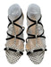 Alexandre Birman Shoe Size 39.5 Cream, Black, Brown Leather & Suede Sandals Cream, Black, Brown / 39.5