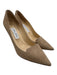 Jimmy Choo Shoe Size 39 Beige Suede Pointed Toe Stiletto Pumps Beige / 39