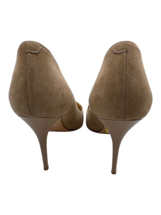 Jimmy Choo Shoe Size 39 Beige Suede Pointed Toe Stiletto Pumps Beige / 39