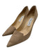 Jimmy Choo Shoe Size 39 Beige Suede Pointed Toe Stiletto Pumps Beige / 39