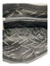 Salvatore Ferragamo Black Coated Canvas Silver Hardware Rings Back Pocket Bag Black / Small