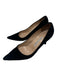 Manolo Blahnik Shoe Size 38.5 Black Suede Pointed Toe Closed Almond Toe Pumps Black / 38.5