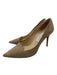 Jimmy Choo Shoe Size 39 Beige Suede Pointed Toe Closed Heel Midi Pumps Beige / 39