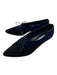 Manolo Blahnik Shoe Size 38.5 Navy & Black Suede Oxford lace up Loafers Navy & Black / 38.5