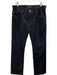Fidelity Size 34 Dark Wash Cotton Blend Solid Jean Men's Pants Dark Wash / 34