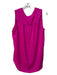 Vince Camuto Size M Hot pink Polyester V Neck Sleeveless Top Hot pink / M