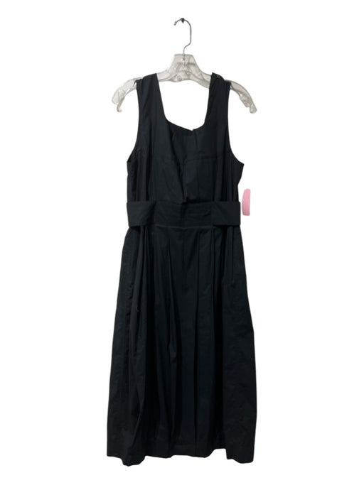 Ter Et Bantine Size 42/S Black Cotton Square Neck Sleeveless A Line Dress Black / 42/S