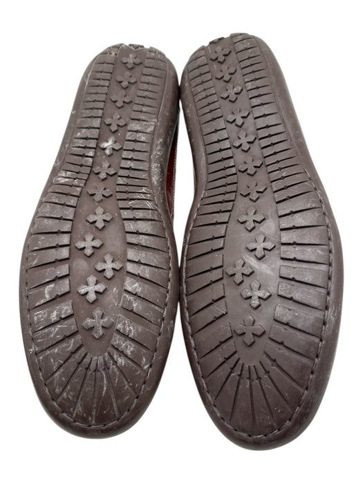 Martin Dingman Shoe Size 11 Brown Leather Embossed loafer Men's Shoes Brown / 11