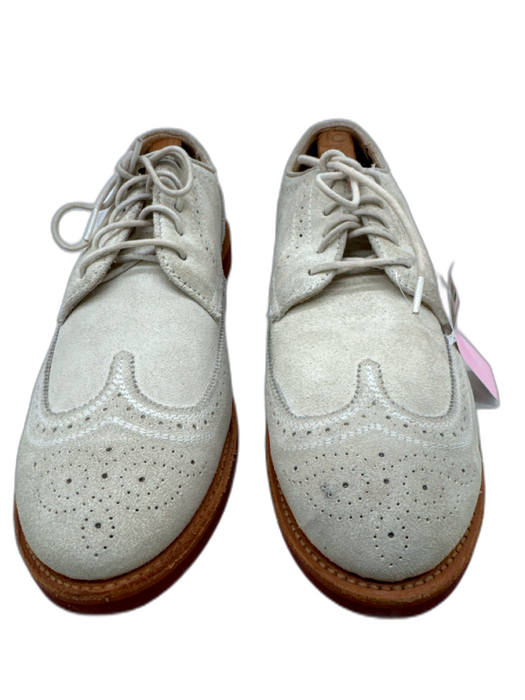Walkover Shoe Size 11 AS IS White Suede Solid Wingtip Brogue Men's Shoes White / 11