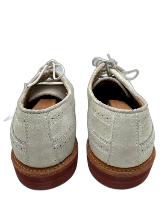 Walkover Shoe Size 11 AS IS White Suede Solid Wingtip Brogue Men's Shoes White / 11