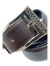 Versace Brown & Black Leather Reversible Men's Belt