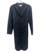 Ottod'Ame Size 8 Black Cotton Long Sleeve Button Up Long Sleeve Midi Dress Black / 8