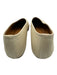 Coclico Shoe Size 38.5 Cream White Leather Upper Pump Chisel Toe Flats Cream White / 38.5