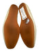 Coclico Shoe Size 38.5 Cream White Leather Upper Pump Chisel Toe Flats Cream White / 38.5