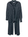 Pearl by Lela Rose Size 10/M Mixed Blues Polyester Blend Grid Pant Set Mixed Blues / 10/M
