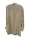 Givenchy Size 40 Yellow & Beige Silk Long Sleeve Button Up Color Block Top Yellow & Beige / 40