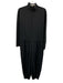 Tibi Size M Black Polyester Blend Long Sleeve Zip Front high neck Jumpsuit Black / M
