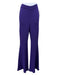 Stella McCartney Size L Purple Viscose Blend Ribbed Knit Elastic Waist Pants Purple / L