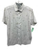 Ted Baker Size 5 White Cotton Blend Monkeys & Bananas Button up Short Sleeve White / 5