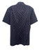 Ted Baker Size 5 Navy Cotton Birds Button Up Men's Short Sleeve Navy / 5