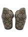 Gucci Shoe Size 37 Taupe & Brown Coated Canvas Upper Guccissima Loafers Taupe & Brown / 37