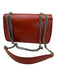 Prada Clay Orange Saffiano Leather Glossy Silver Tone Hardware Shoulder Bag Clay Orange