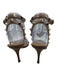 Valentino Garavani Shoe Size 37 Beige & Tan Leather Upper Rockstud Sandals Beige & Tan / 37
