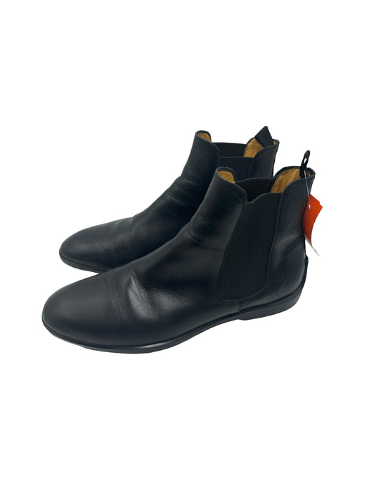 Mezlan Shoe Size 10 Black Leather Solid Chelsea Boot Men's Shoes 10