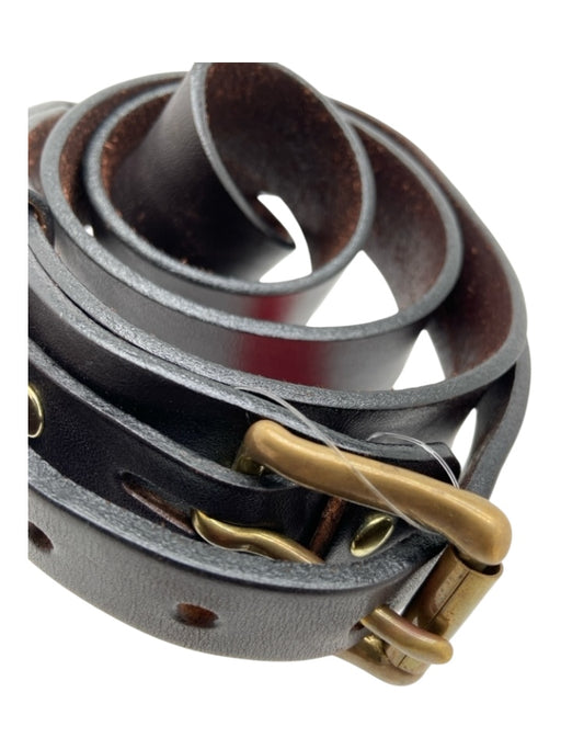 Filson Dark Brown Leather Solid Men's Belt