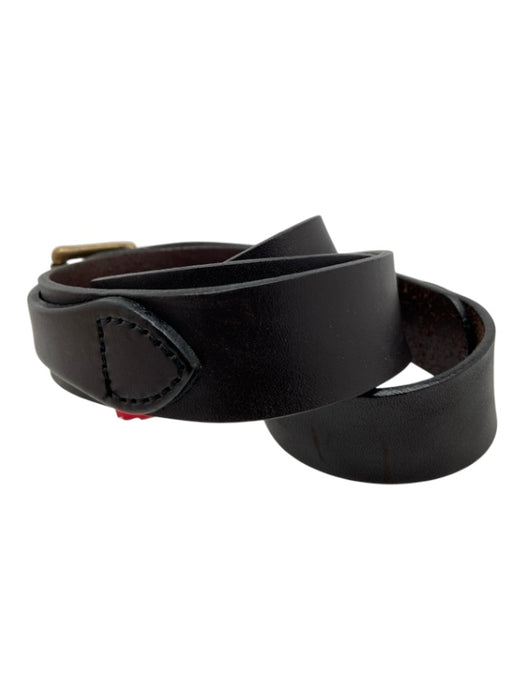 Filson Dark Brown Leather Solid Men's Belt