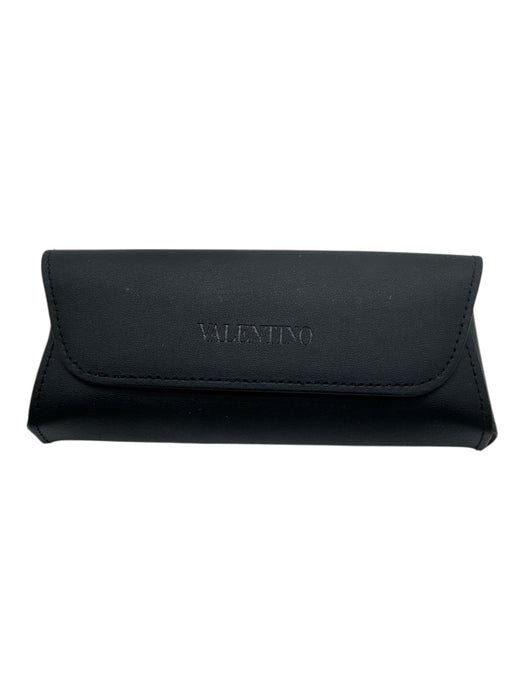 Valentino Red & Black Acetate Solid Gradient Lens Cat Eye Sunglasses Red & Black