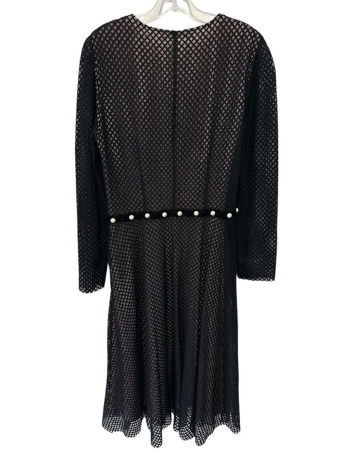 Philosophy di Lorenzo Serafini Size M / 10 Black & Pink Cotton & Polyamide Dress Black & Pink / M / 10