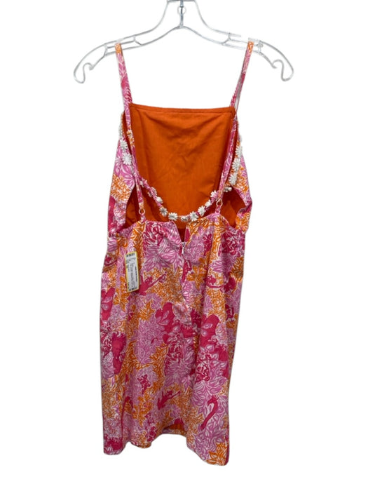 Lilly Pulitzer Size XS Pink, Orange & White Cotton Animal Print Scribb — Labels Resale Boutique