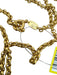 Julie Vos Gold & Black Gold Tone Metal Chain Quatrefoil Pendant Necklace Gold & Black