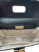 Tiffany & Fred Beige & Black Straw & Leather Woven Flap Toggle Clasp Bag Beige & Black
