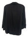 L'agence Size M Black Rayon Long Sleeve Button Up Collared Shirt Top Black / M