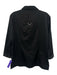 Hilton Hollis Size M Black Rayon Blend Button Front Pintuck Front Pant Set Black / M