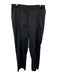 Hilton Hollis Size M Black Rayon Blend Button Front Pintuck Front Pant Set Black / M