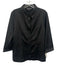 Hilton Hollis Size M Black Rayon Blend Button Front Pintuck Front Pant Set Black / M