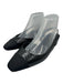 Veronica Beard Shoe Size 9 Black Leather Upper Lizard Embossed Slingbacks Black / 9