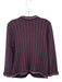 Alice + Olivia Size M Red, Black, Silver Cotton & Nylon Hook & Eye Knit Cardigan Red, Black, Silver / M