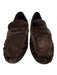 Madewell Shoe Size 9.5 Dark Brown Suede leather Slip On Penny Loafers Dark Brown / 9.5