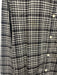 7 For All Mankind Size M Black & White Cotton Plaid Button Up Long Sleeve Shirt Black & White / M