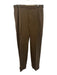 Polo Size Est 34 Dark Tan Cotton Blend Solid Cuffed Khakis Men's Pants Dark Tan / Est 34